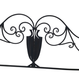 Wrought iron headboard
