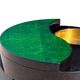 Rotating coffee table Yin Yang by Willy Rizzo, brass, 1970s