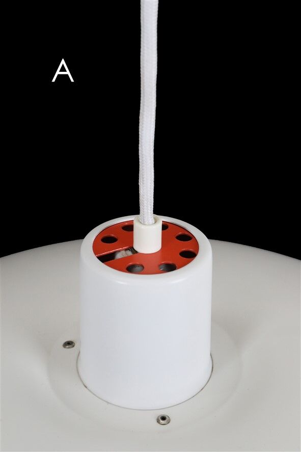 Louis Poulsen / Poul Henningsen “PH 4-3” pendant lamp / Mid-century Danish modern design / 1970s