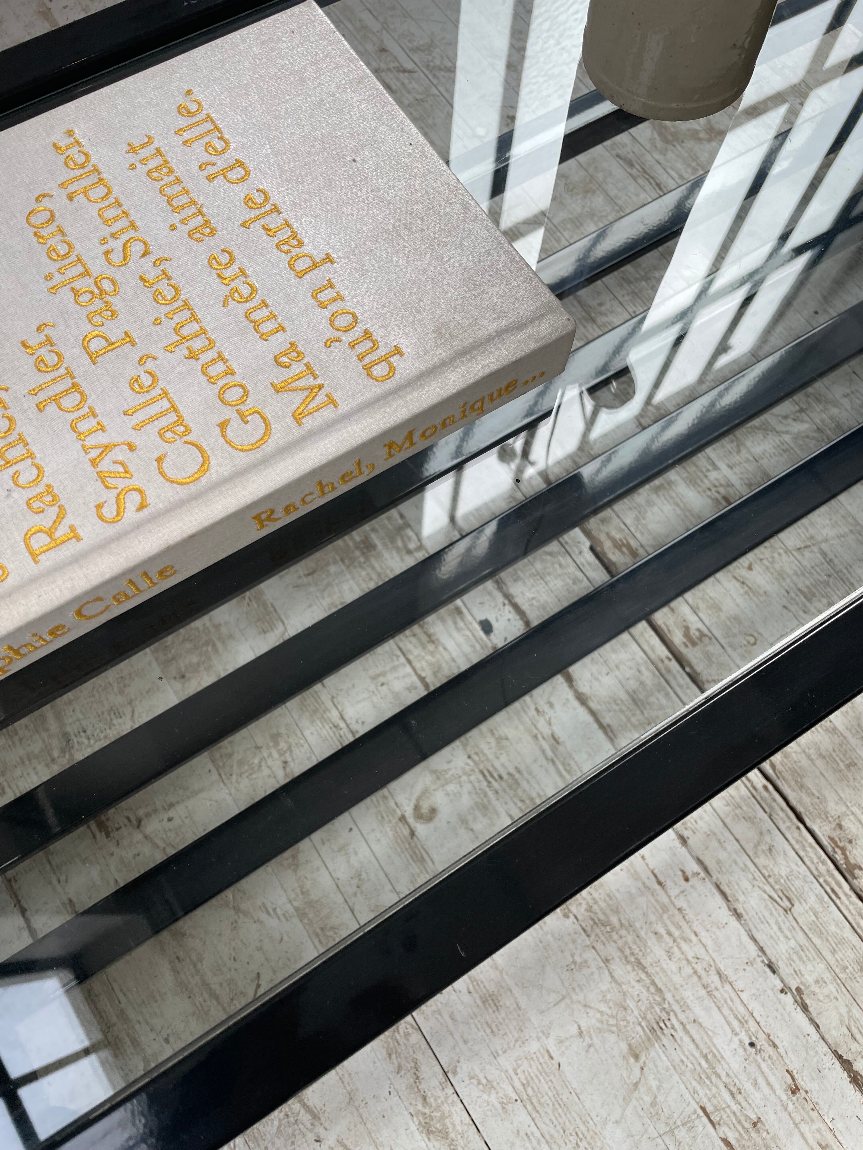 Coffee table year 80 Italian marble and glass