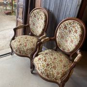 Pair of mahogany convertibles