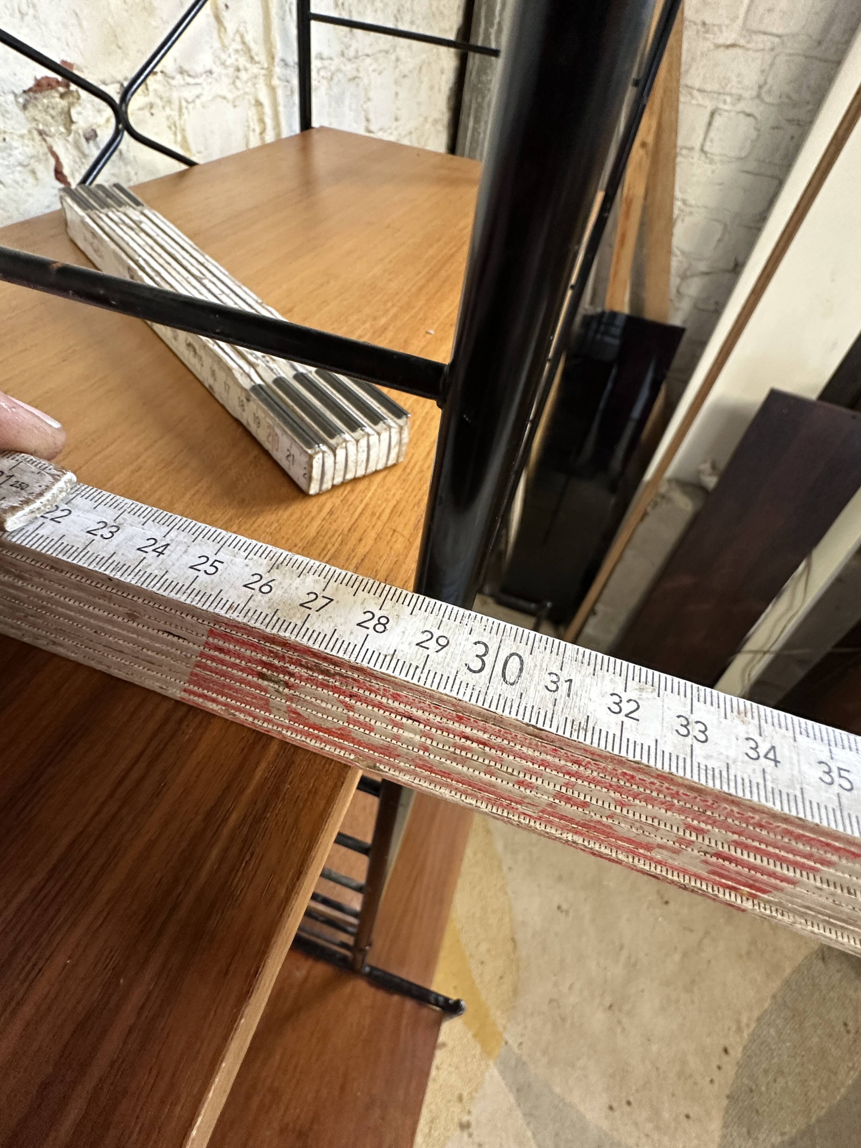 Mid-century wall etagere WHB 1960