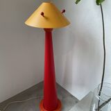 80s pop red floor lamp