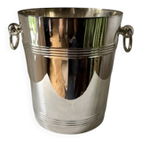 Vintage Christofle style silver metal champagne bucket