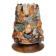 Vintage HA Ludwig lamp in semi-precious stones and wood West Germany