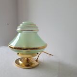Art Deco lamp in brass and glass