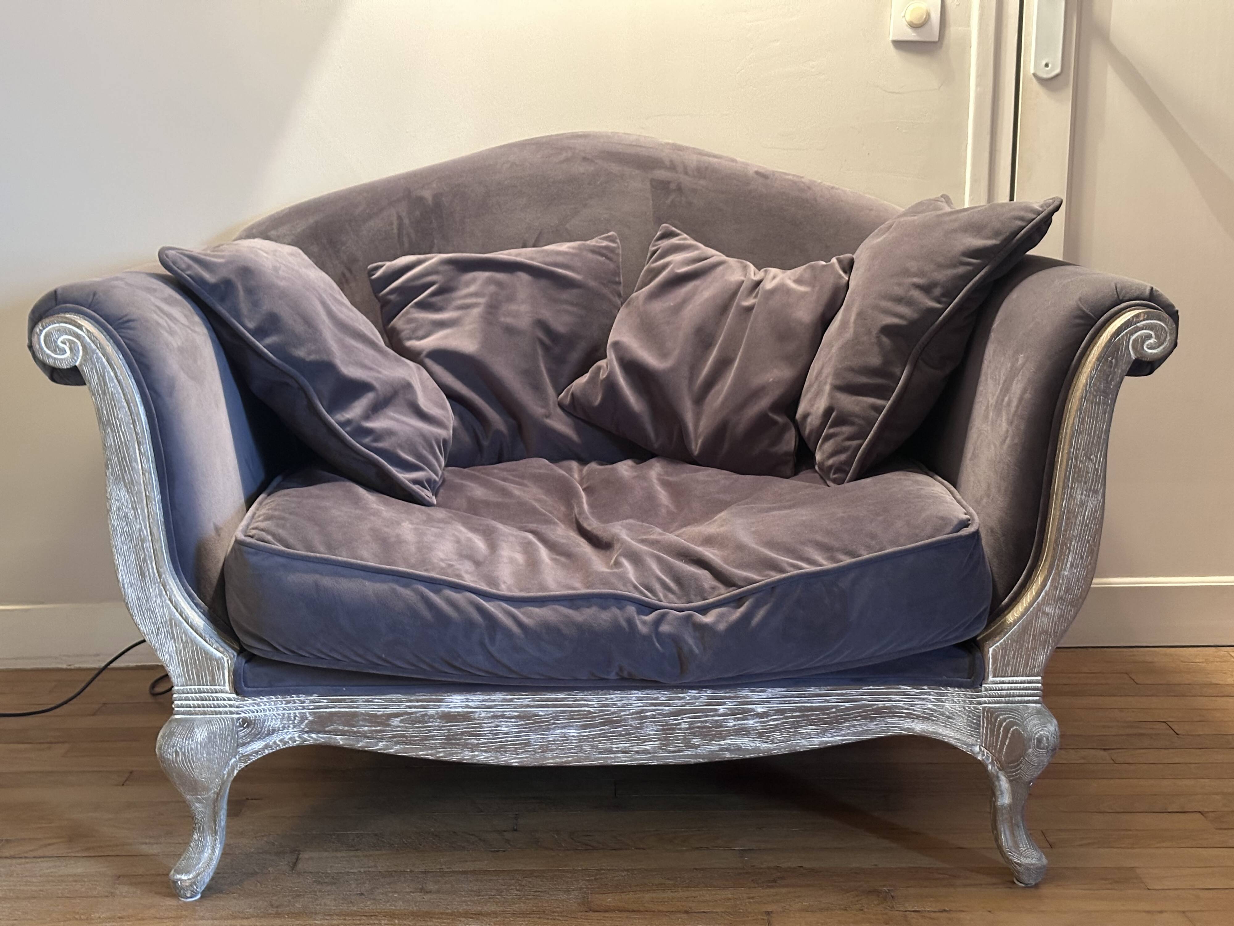Large armchair in the style of a sofa