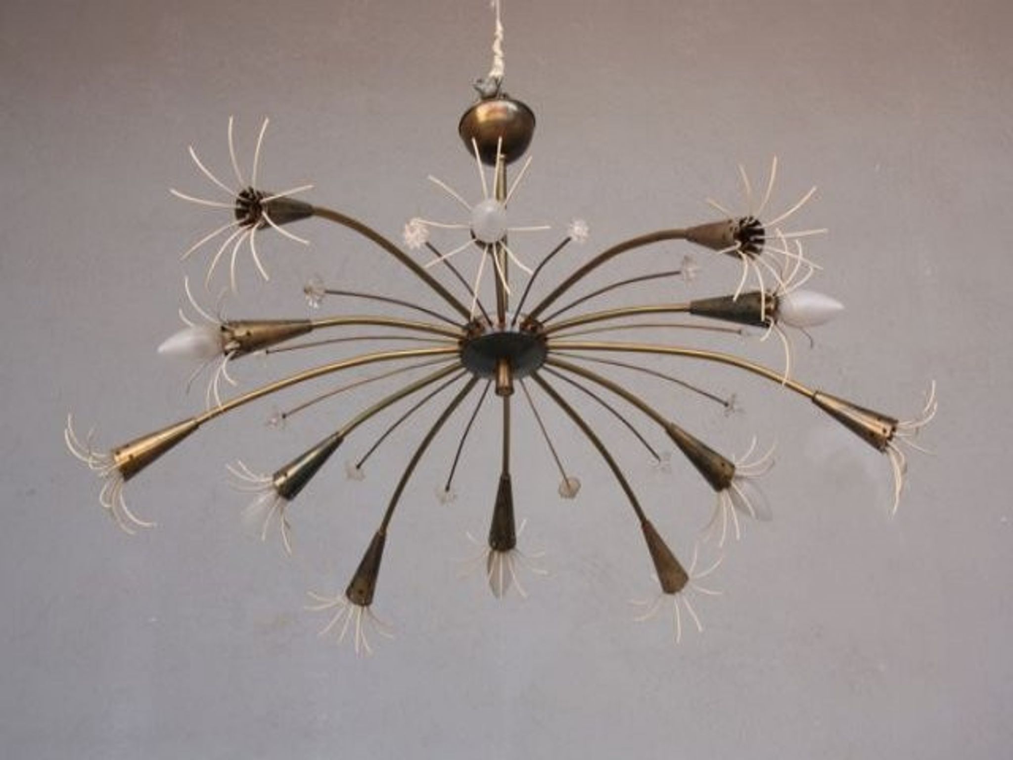 Chandelier 12 light 1960