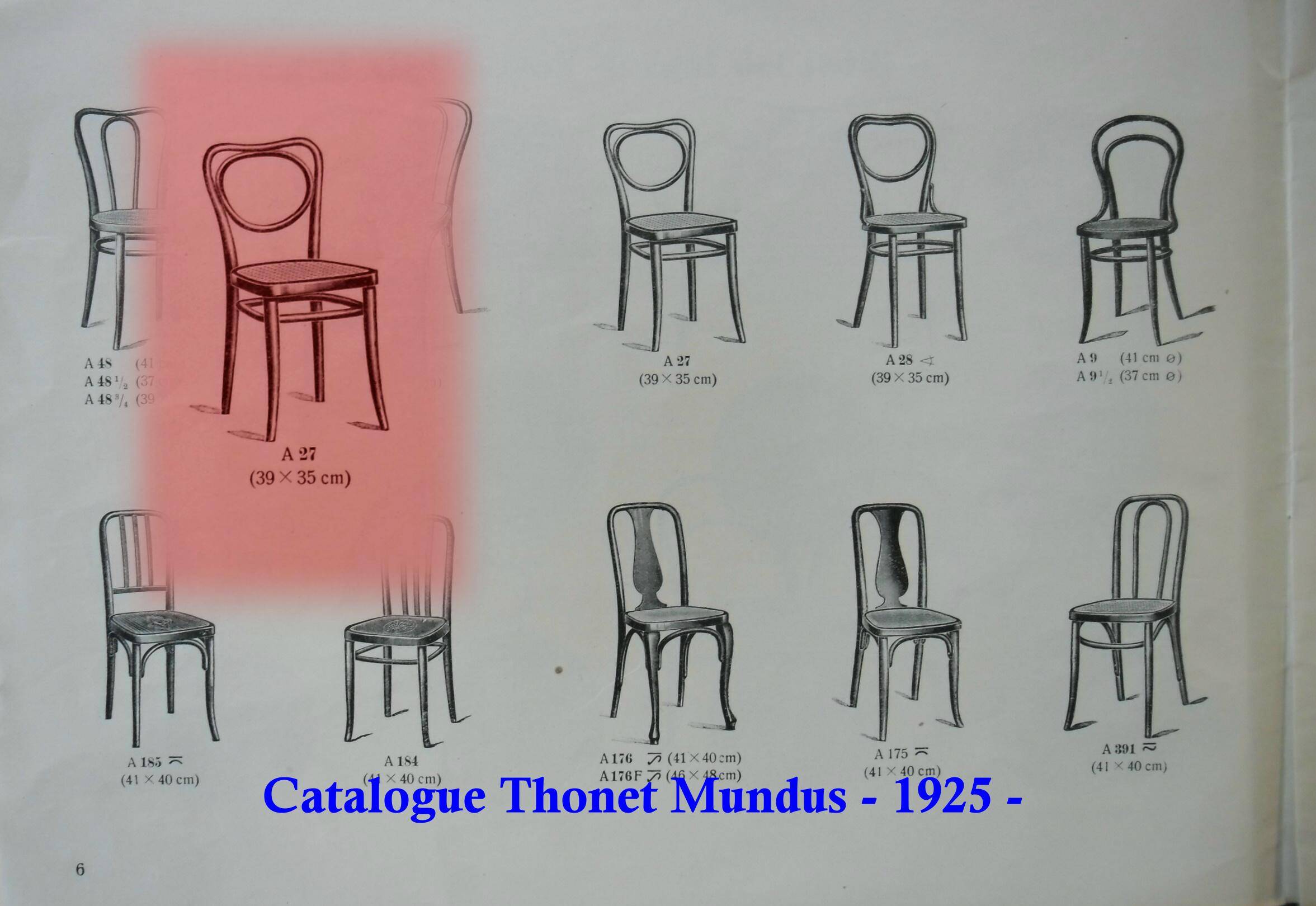 Fake pair of caned bistro chairs, Kohn and Mundus, circa 1910 - no Thonet.