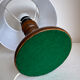 Vintage Mid Century Modern Wood Base Table Lamp