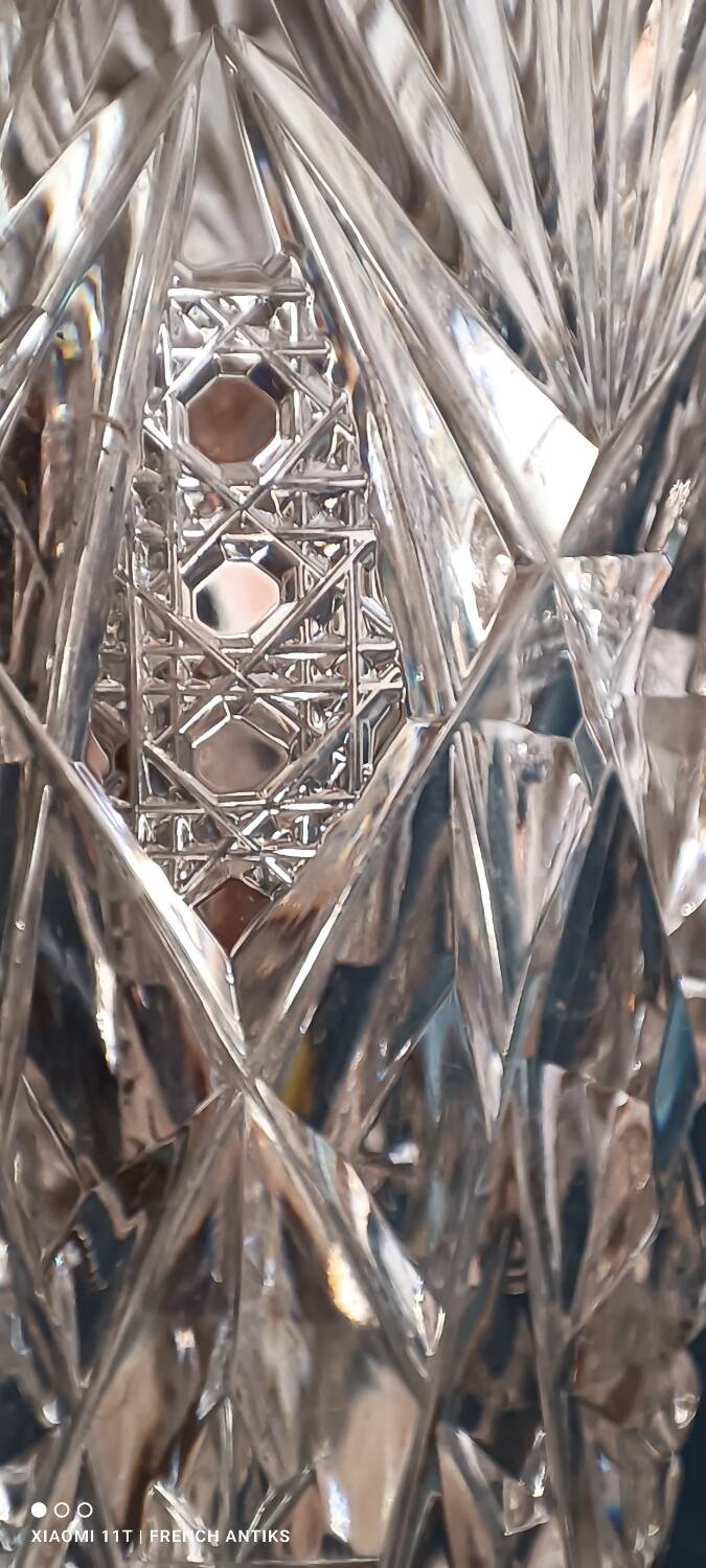 Saint Louis crystal candlestick, Florence model