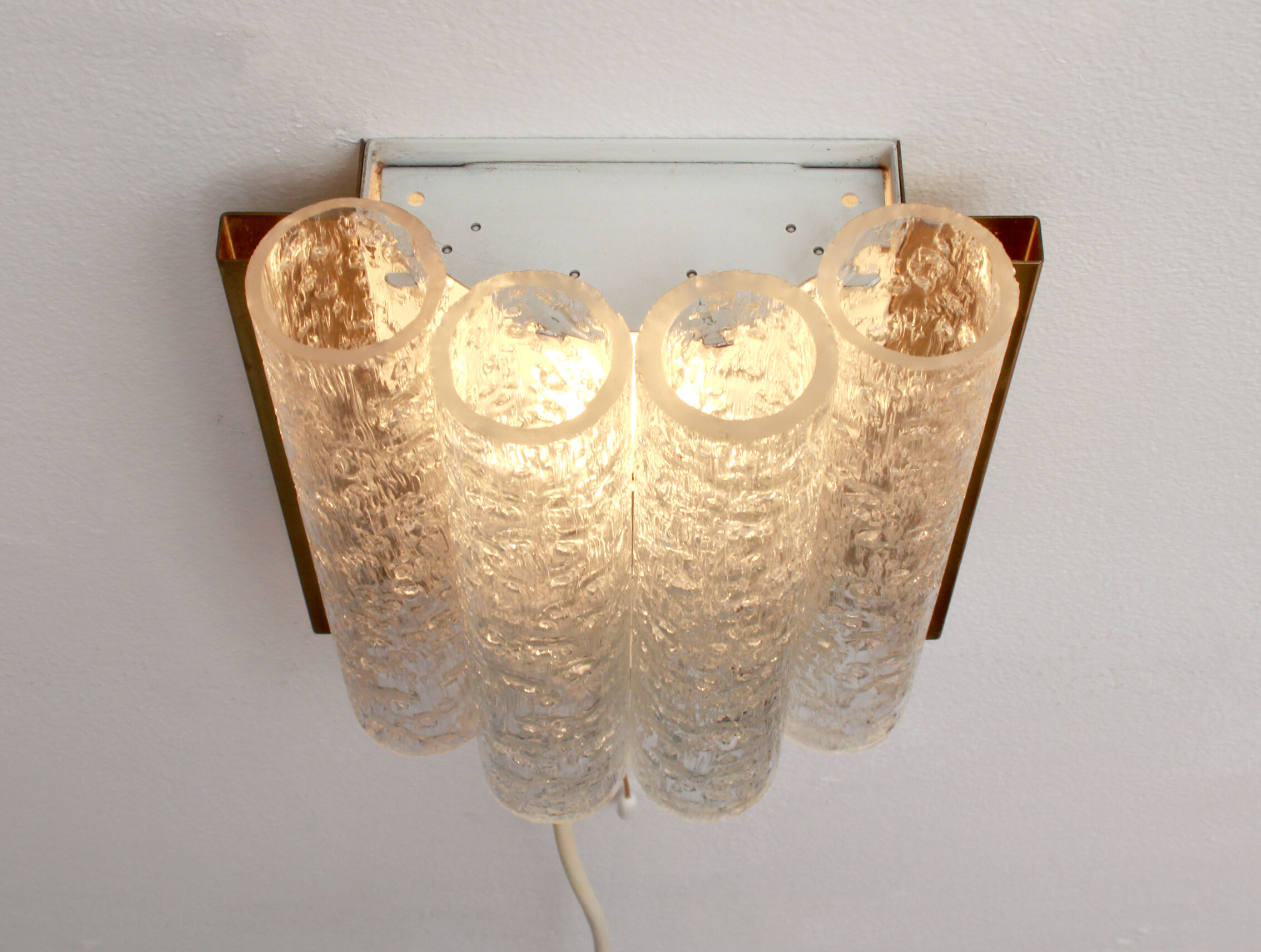 Couple of 1960s wall lamps by Doria
