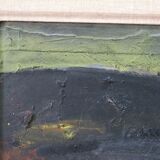 Gerhard Lundberg (1905-1980), Swedish Modern Painting, 1972, Oil on Panel, Framed