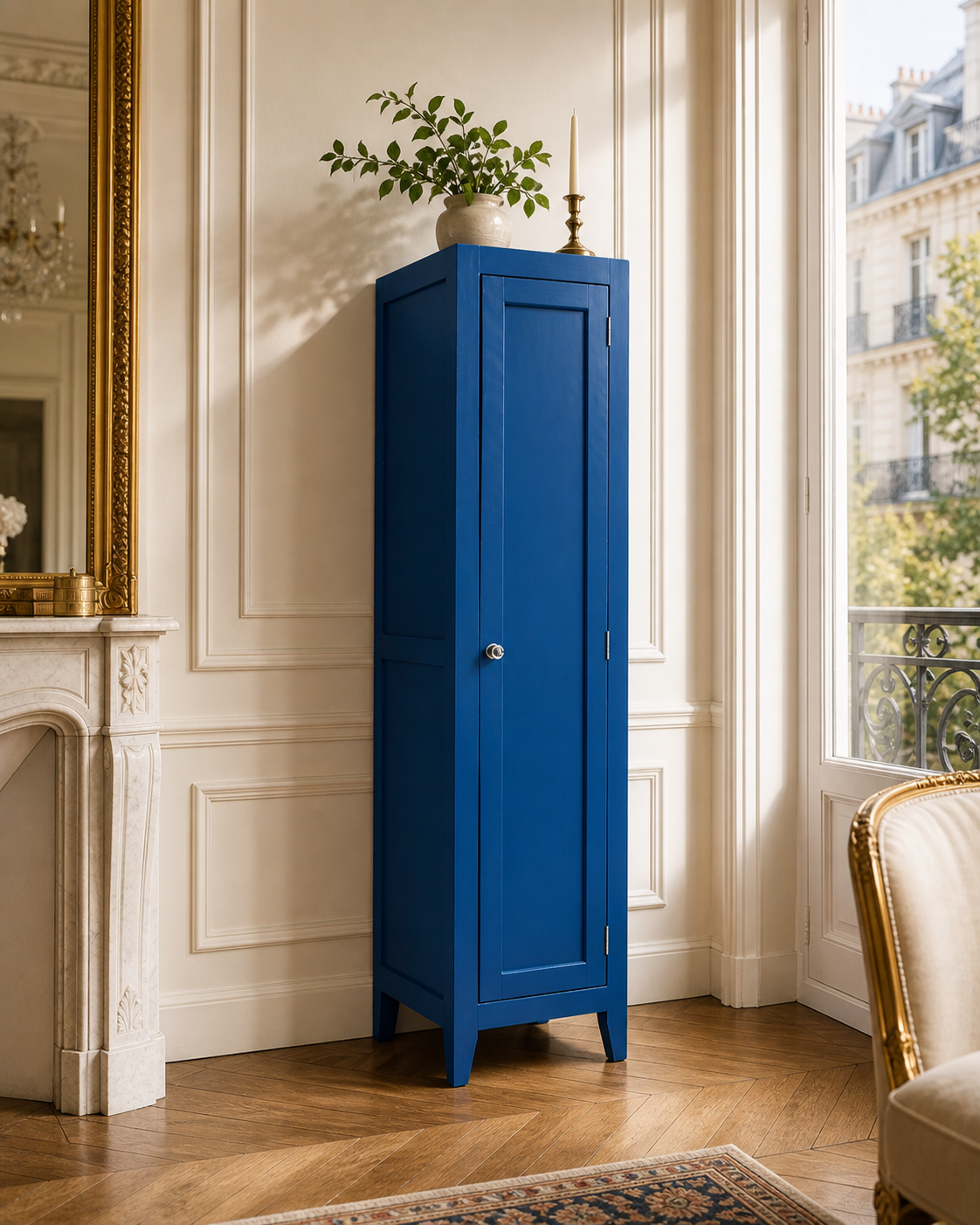 Parisian wardrobe blue column 1940