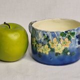 Small enamelled earthenware planter signed Jérôme Massier 19th century 10.5 cm