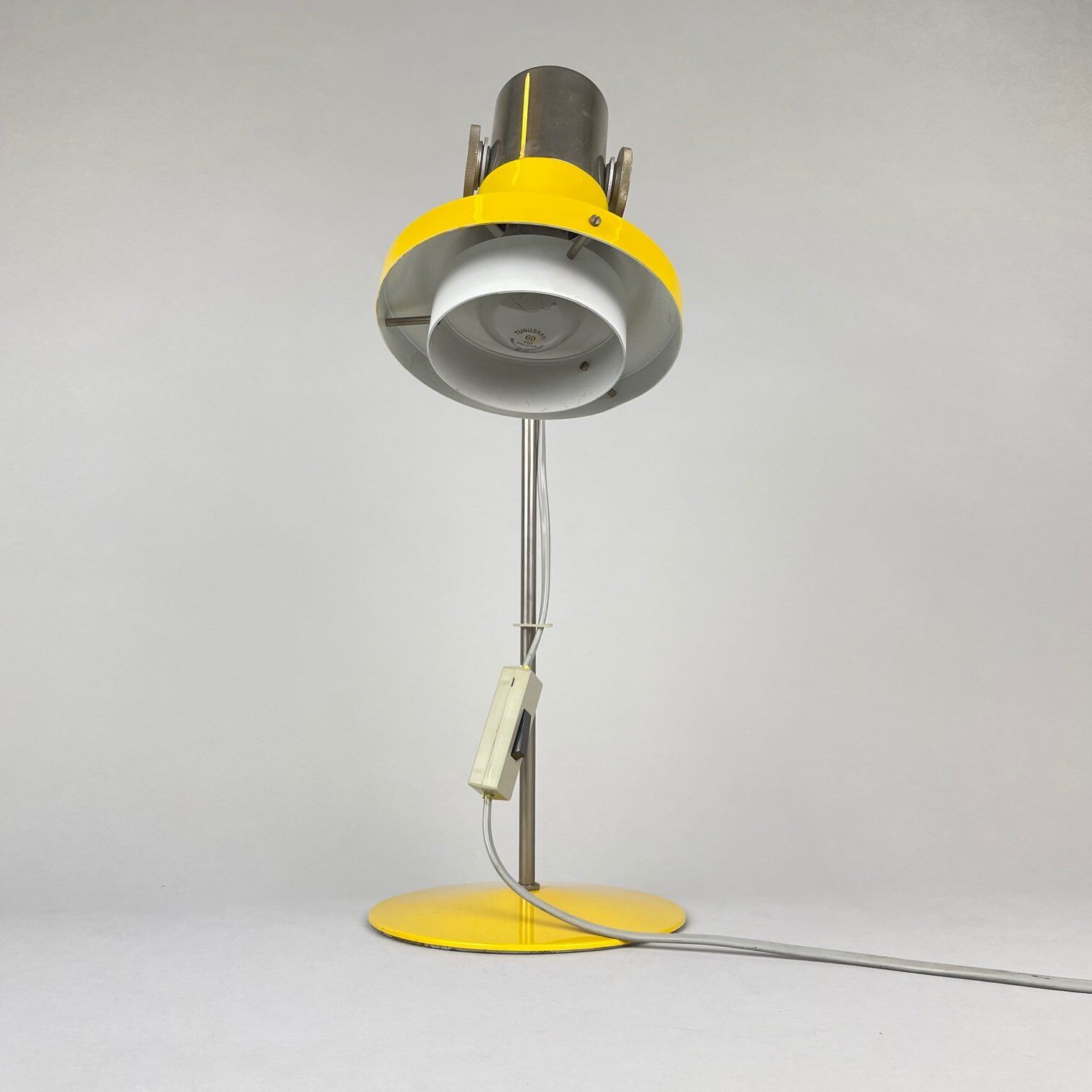 Vintage Table Lamp by Pavel Grus for Kamenický Šenov, Czechoslovakia, 1960's