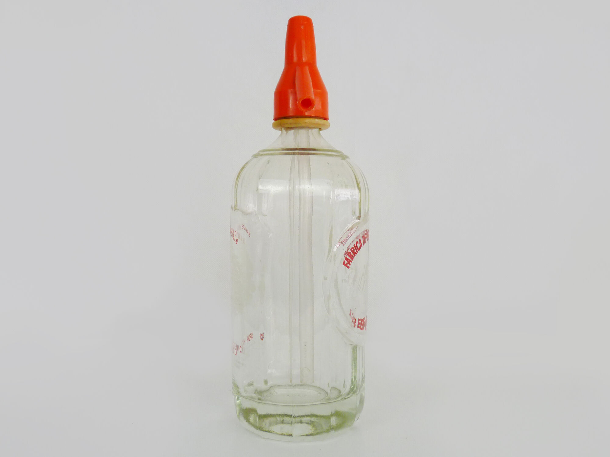 Bar Siphon, Vintage Spanish Bistro in Unibar Glass, Sl. Year 50