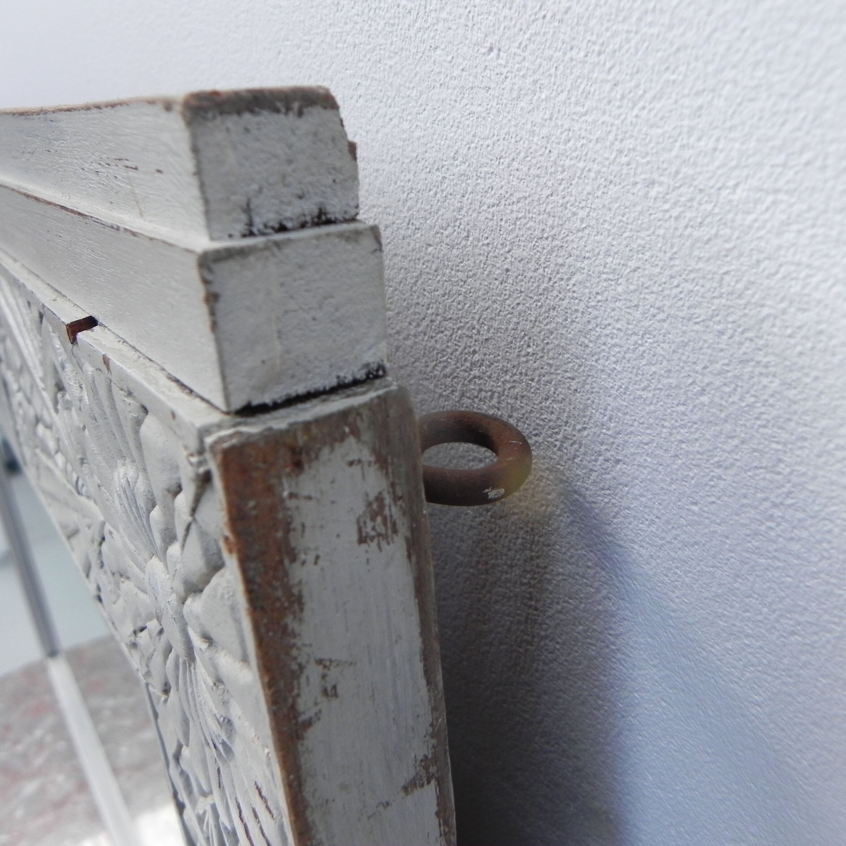 Art Deco table with 2 drawers and mirror, side table