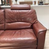 Canape 3 seater 100% leather brown