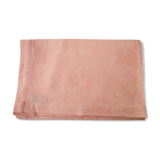 Tangerine-colored damask cotton tablecloth 1.65 x 1.65 m