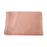 Tangerine-colored damask cotton tablecloth 1.65 x 1.65 m