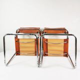 Paire de chaises Bauhaus S34, conçues par Mart Stam, Bulthaup, Allemagne, années 1980