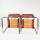 Pair of Bauhaus S34 chairs, designed by Mart Stam, Bulthaup, Germany, 1980s