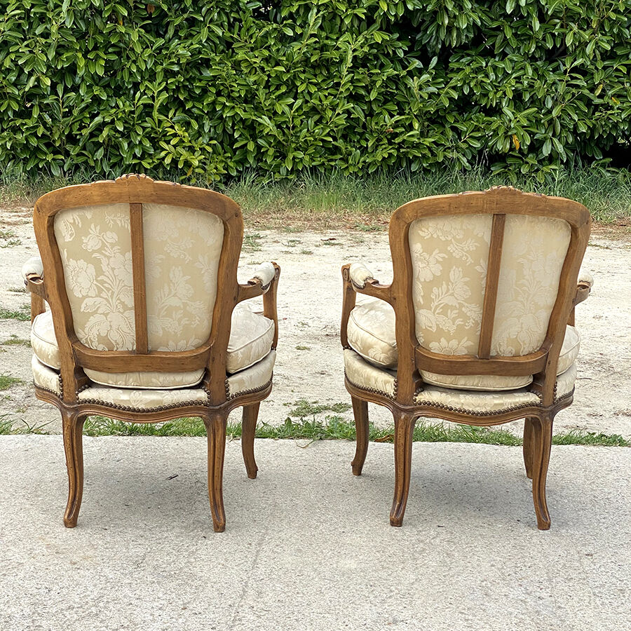 Pair of Louis XV armchairs