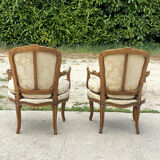 Pair of Louis XV armchairs