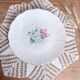 Antique rare large serving platter from L'Amandinoise with Iris decor D29, vintage France