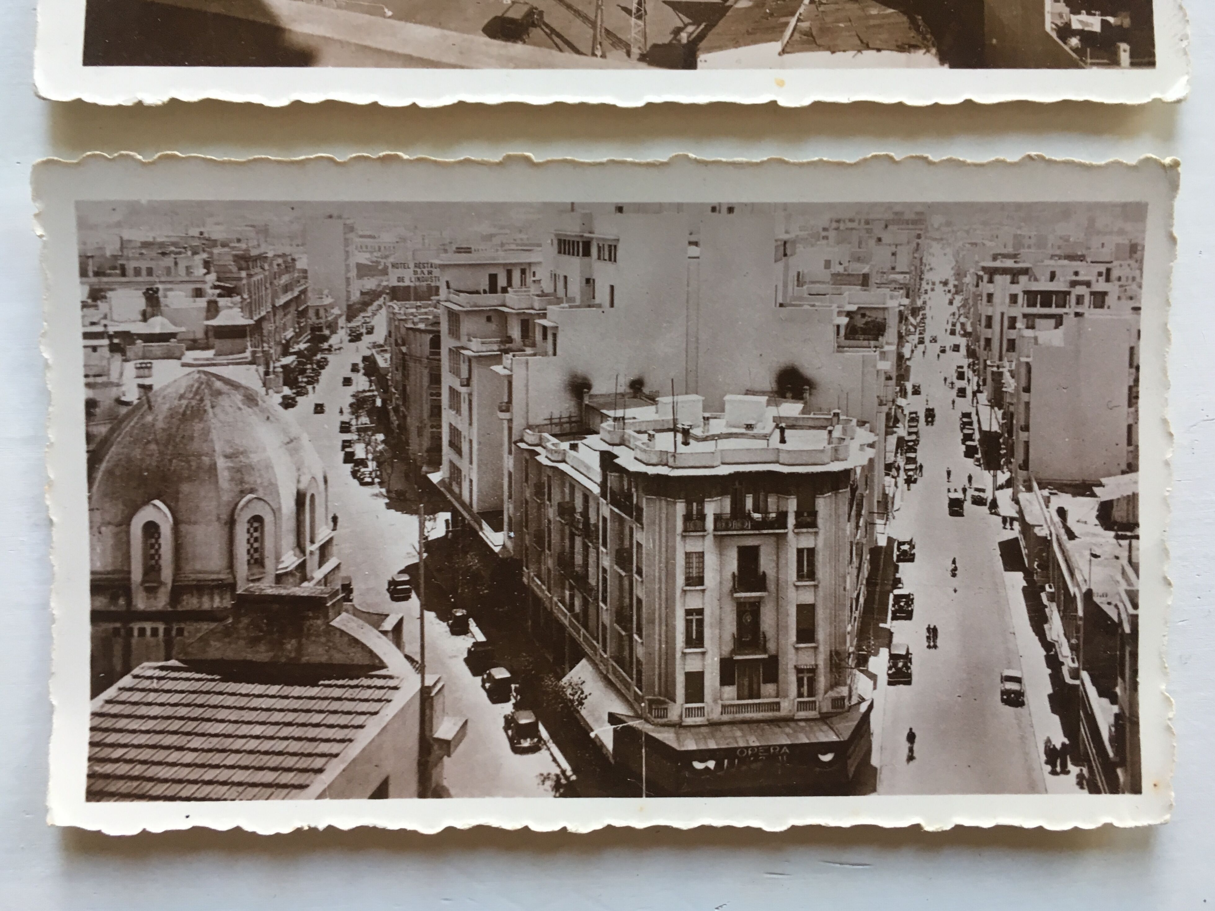 Set of 4 silver photos Casablanca 30s