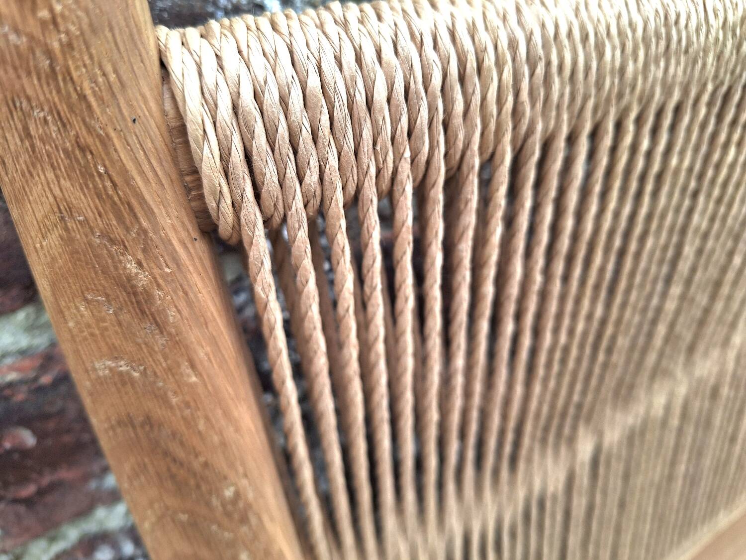 Malora headboard from La Redoute Interiors, woven rope furniture