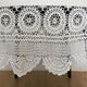 Nappe crochet coton vintage ancienne