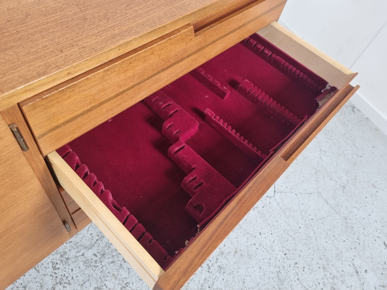 Scandinavian walnut sideboard, 60s