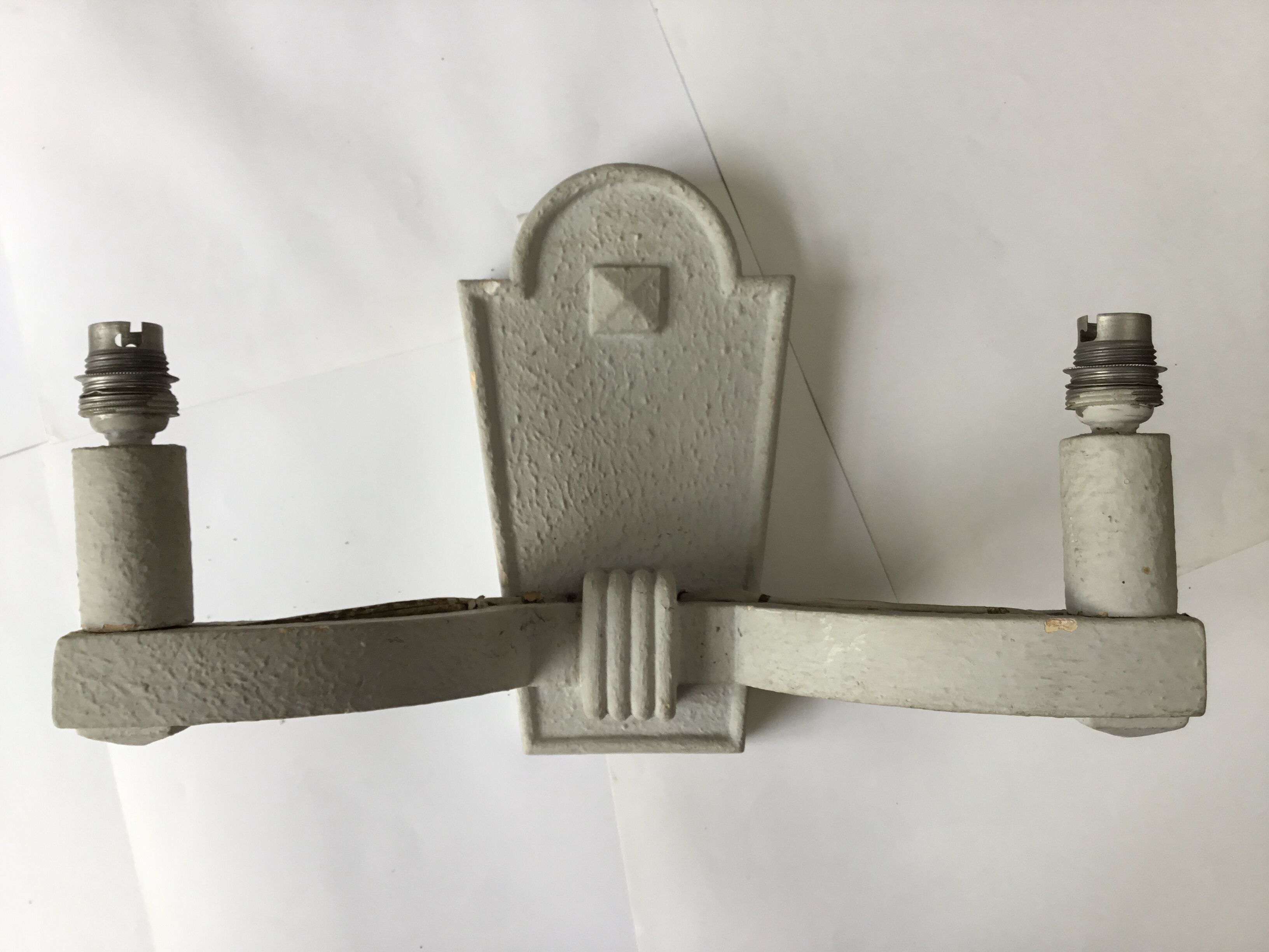 Pair wall lamps in plaster Arlus 40/50