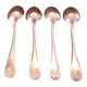 4 old small spoons monogrammed CG Orfèvrerie Christofle