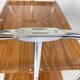 Mid-century Vintage Chrome and Plywood Folding Serving Trolley, 1950's