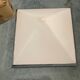 White Acrylic Flushmount from Zonca, Italy, 1980s