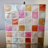Multicolored mother-of-pearl pendant from the 70s and 80s