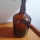 Lady Jeanne vase in brown smoked glass Some small discreet white traces