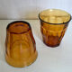 10 vintage Duralex water glasses