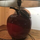 Lampe pomme en céramique