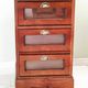 Meuble en bois ancien a 3 tiroirs esprit brocante chic