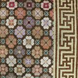 Tapis ningxia chinois fait main antique