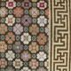 Antique handmade chinese ningxia rug