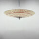 Mid-century glass chandelier by Napako Czechoslovakia 1960s