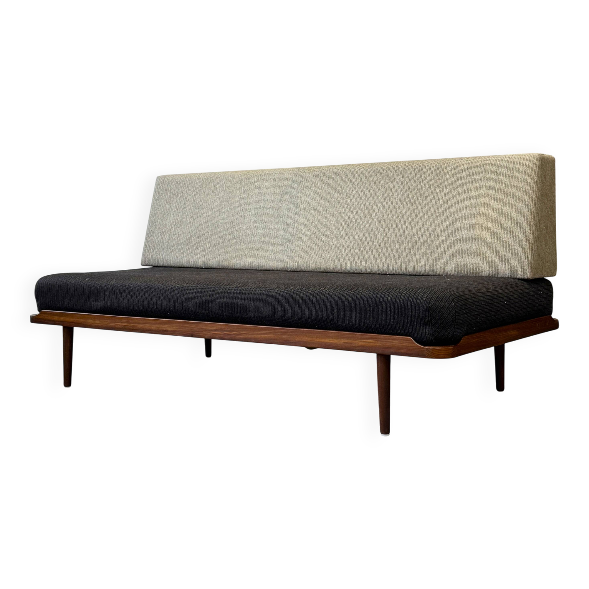 Woolen daybed sofa, Denmark 1960s/1970s, mid-century, vintage