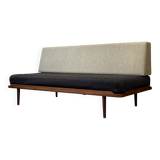Woolen daybed sofa, Denmark 1960s/1970s, mid-century, vintage
