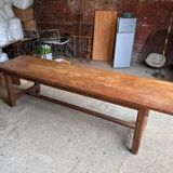 Large oak farm table