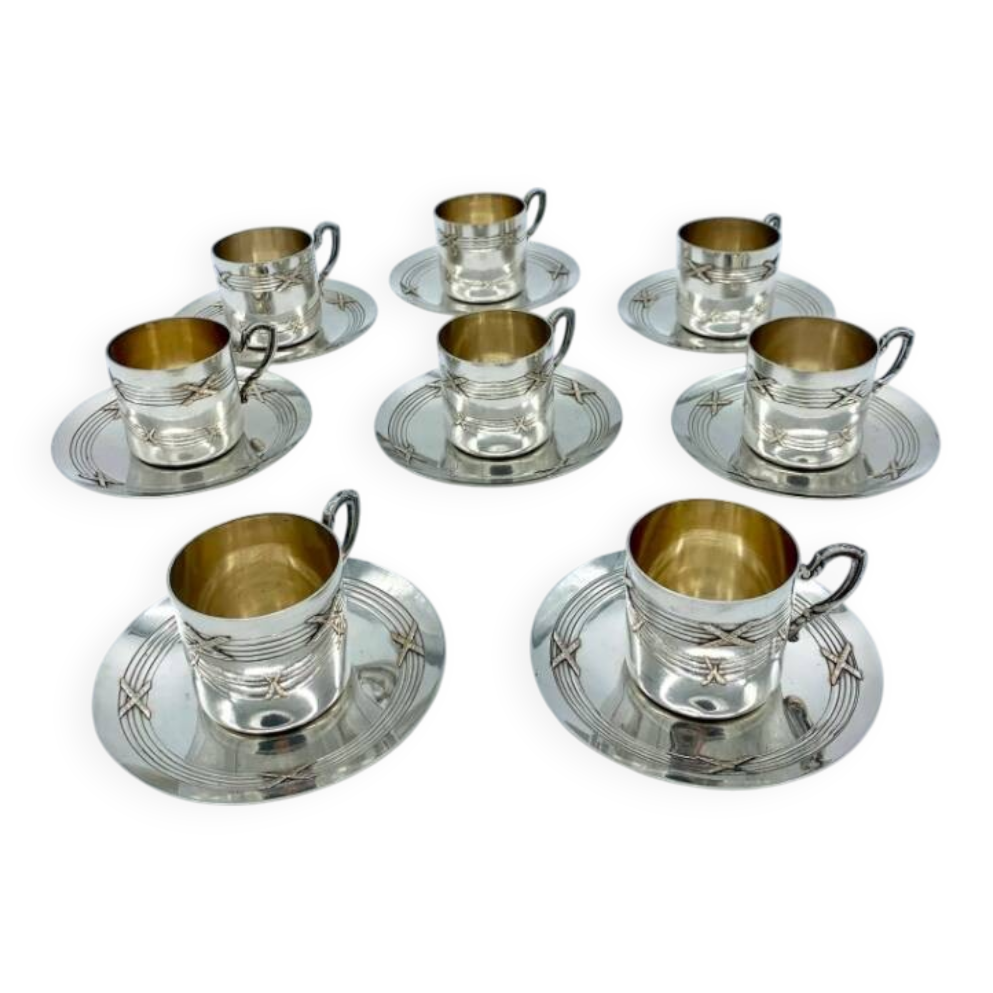 “Orbrille” coffee cup set, 1950s